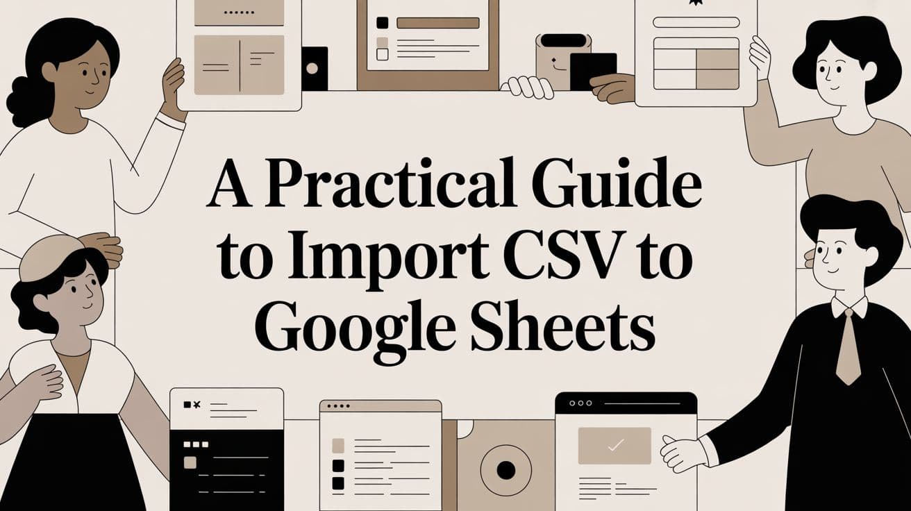 A Practical Guide to Import CSV to Google Sheets
