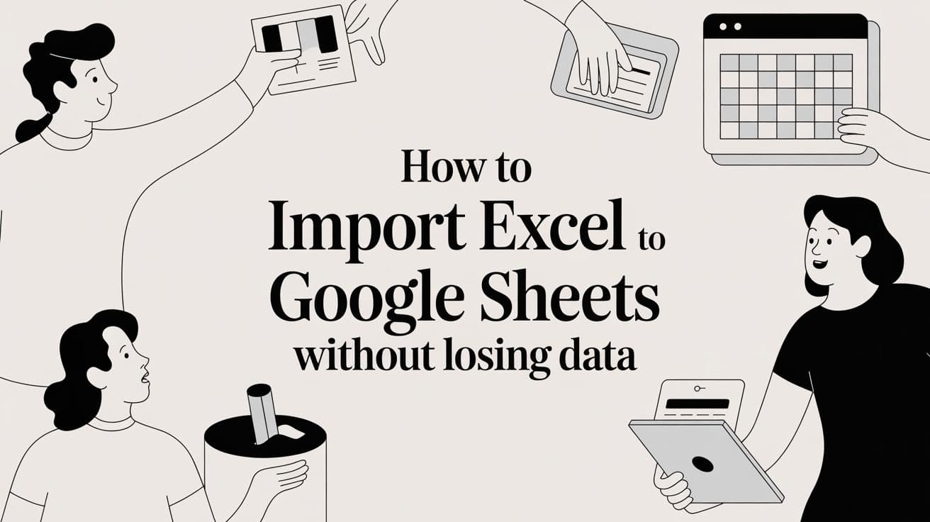 How to Import Excel to Google Sheets Without Losing Data