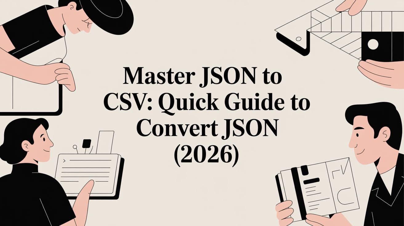 Master json to csv: Quick Guide to Convert JSON (2026)