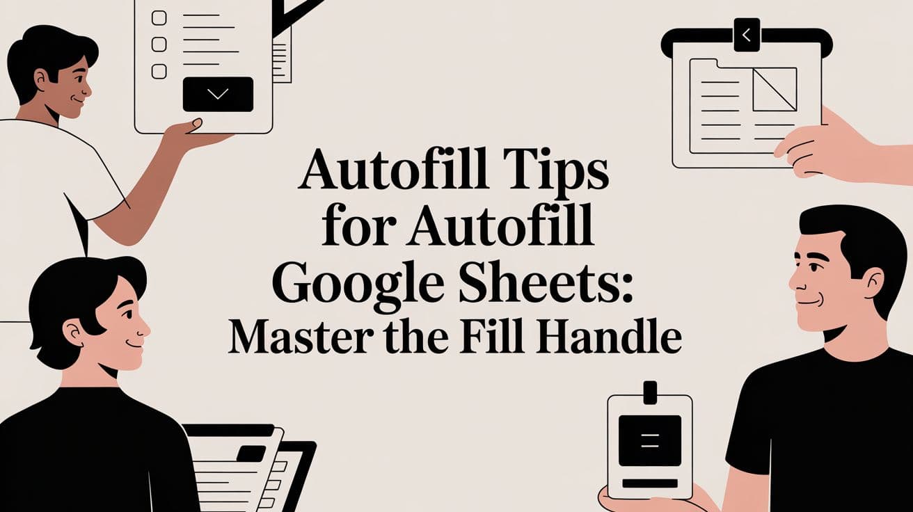 Autofill Tips for autofill google sheets: Master the Fill Handle