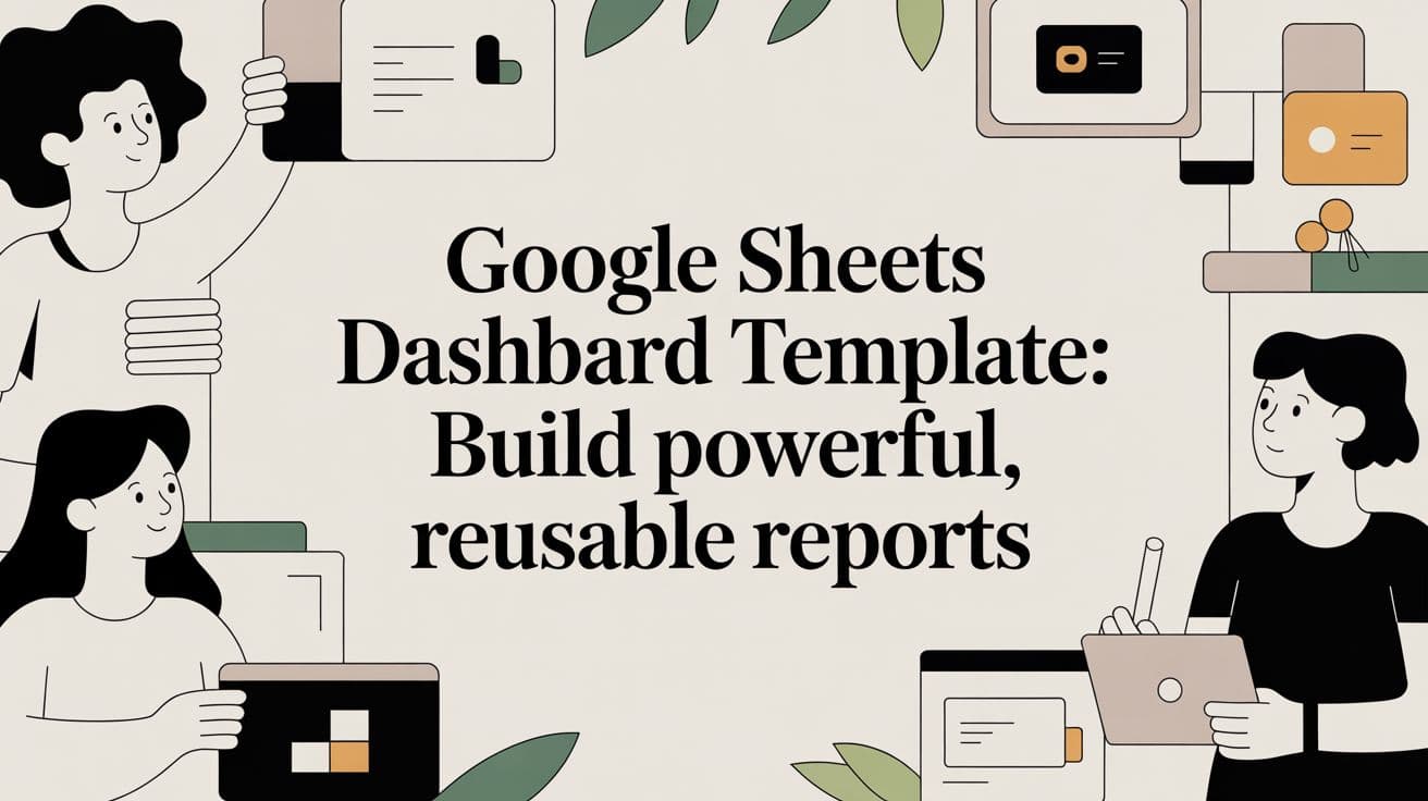Google Sheets Dashboard Template: Build Powerful, Reusable Reports
