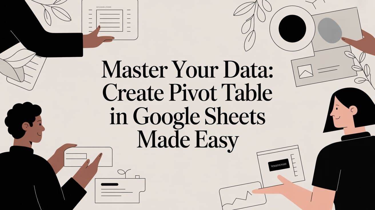 Master Your Data: create pivot table in Google Sheets Made Easy