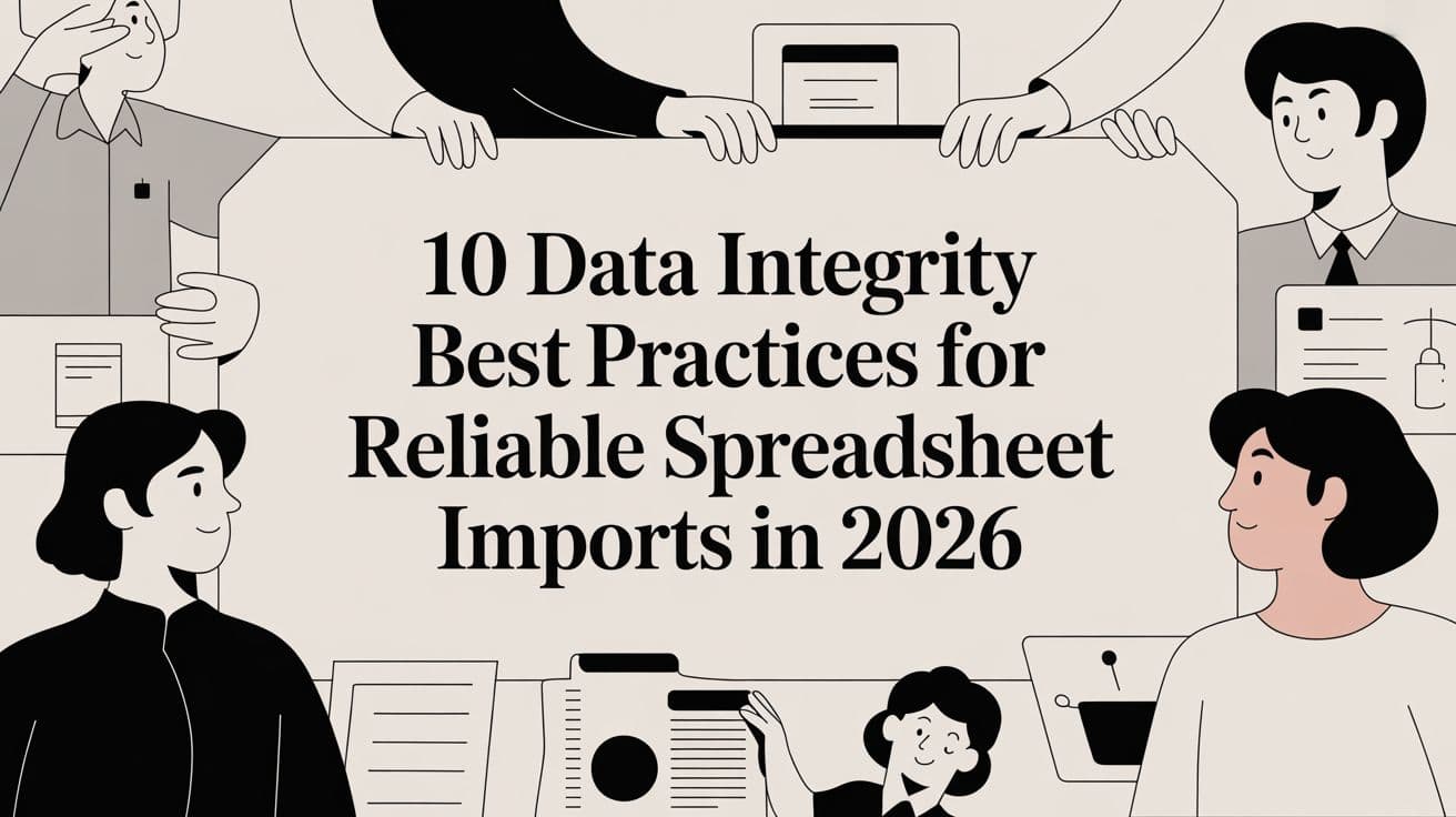 10 Data Integrity Best Practices for Reliable Spreadsheet Imports in 2026