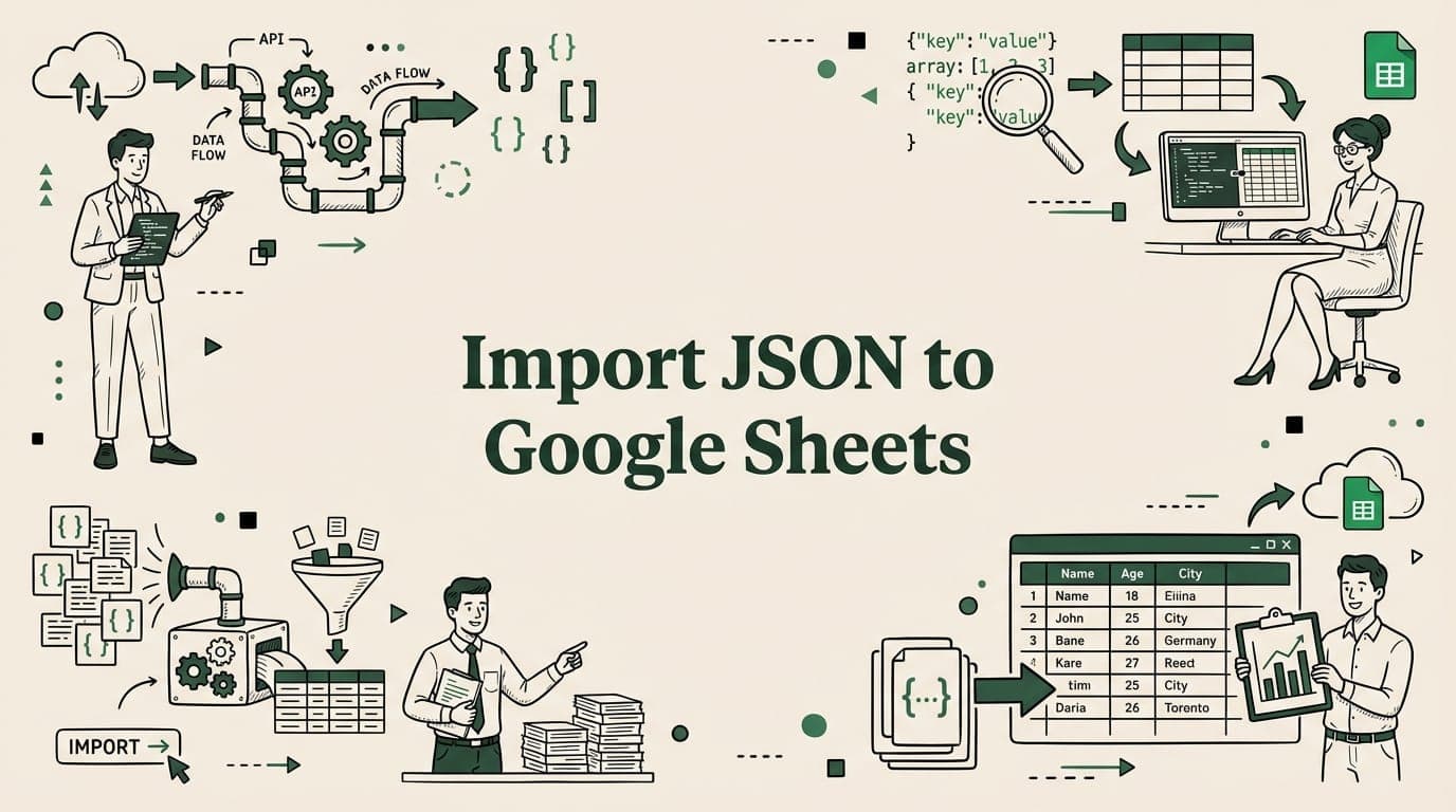 How to Import JSON to Google Sheets (3 Easy Methods)