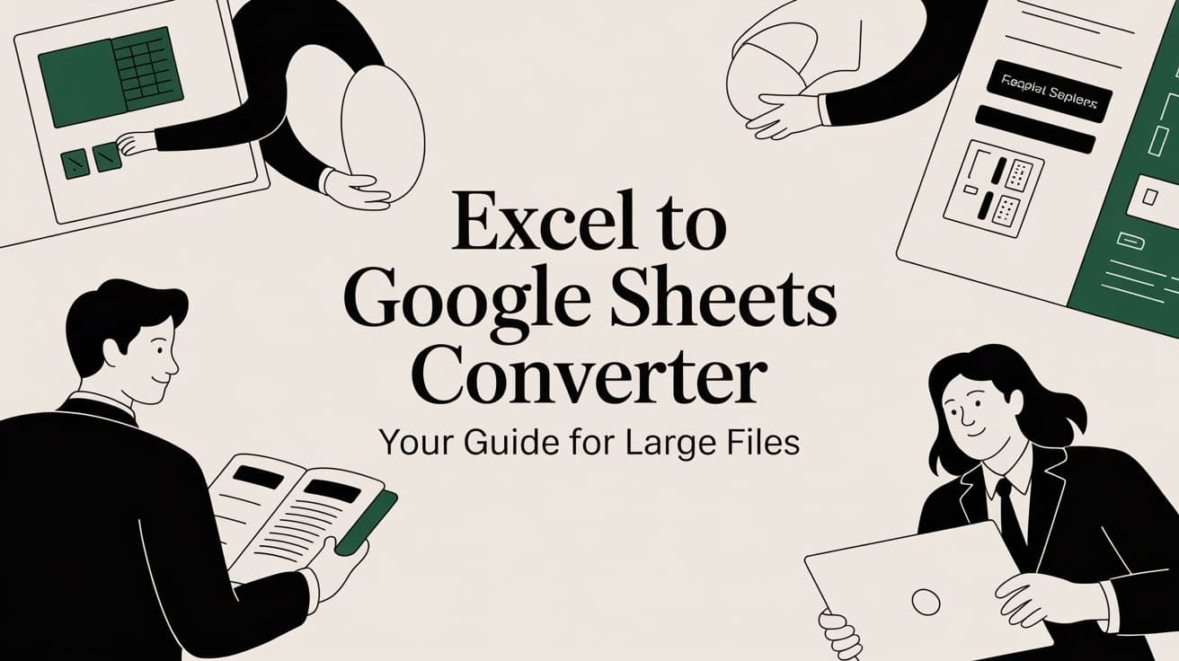Excel to Google Sheets Converter Your Guide for Large Files
