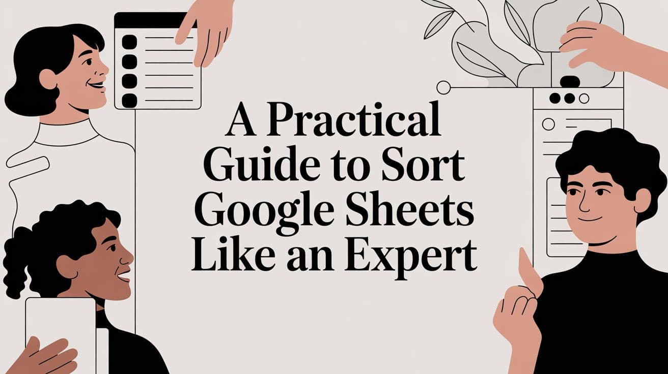 A Practical Guide to Sort Google Sheets Like an Expert