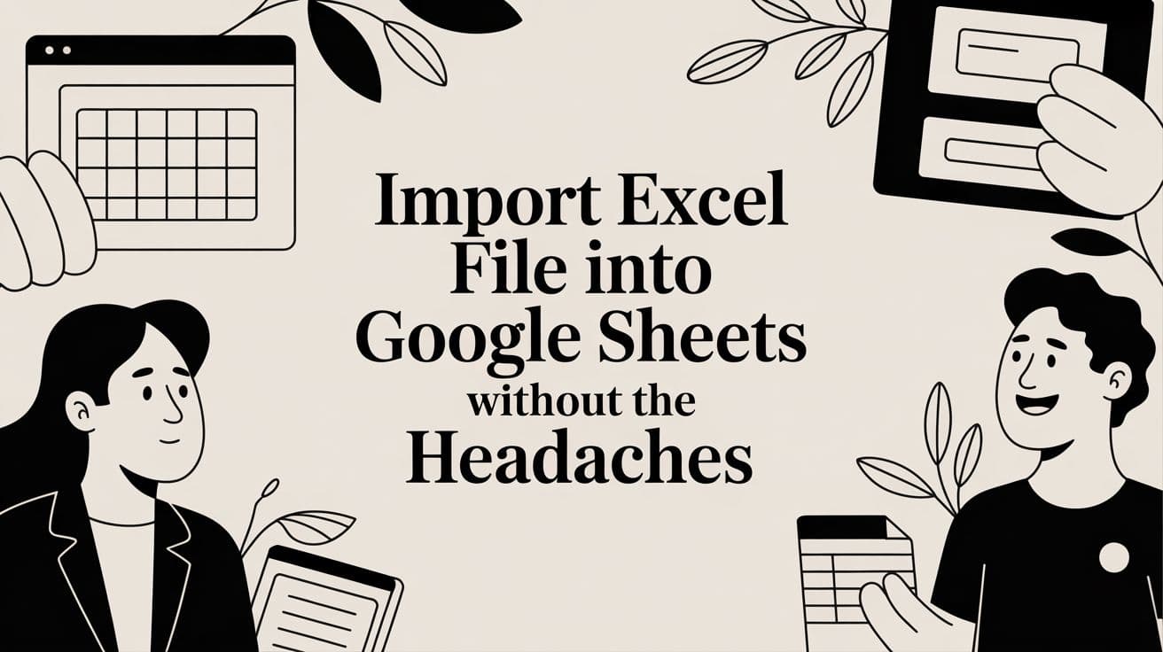 Import Excel File Into Google Sheets Without The Headaches