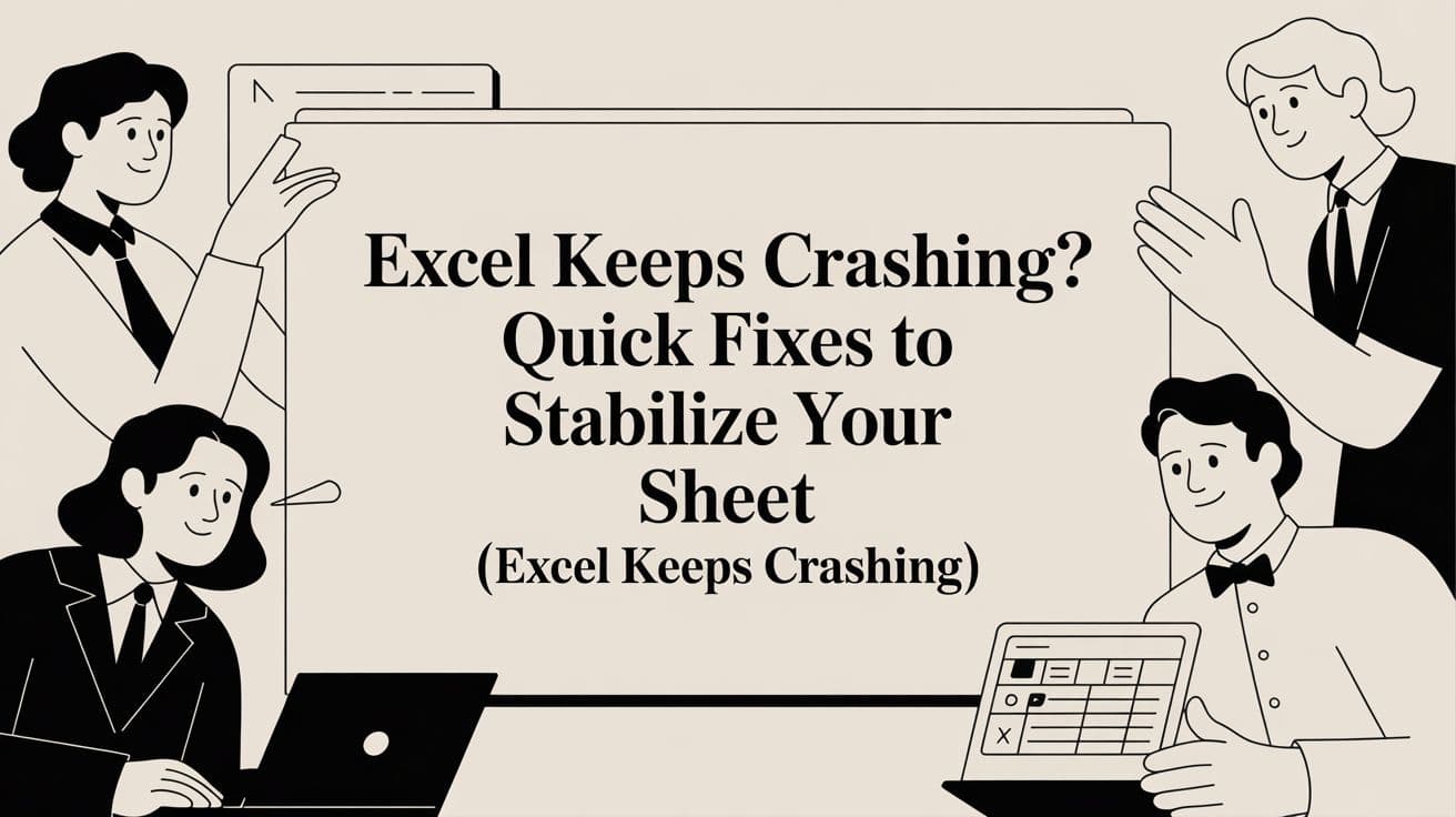 Excel Keeps Crashing? Quick Fixes to Stabilize Your Sheet (excel keeps crashing)