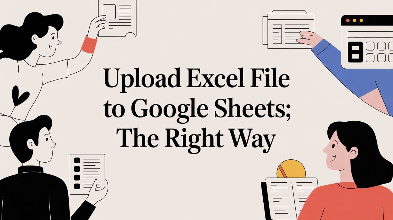 Upload Excel File to Google Sheets: The Right Way