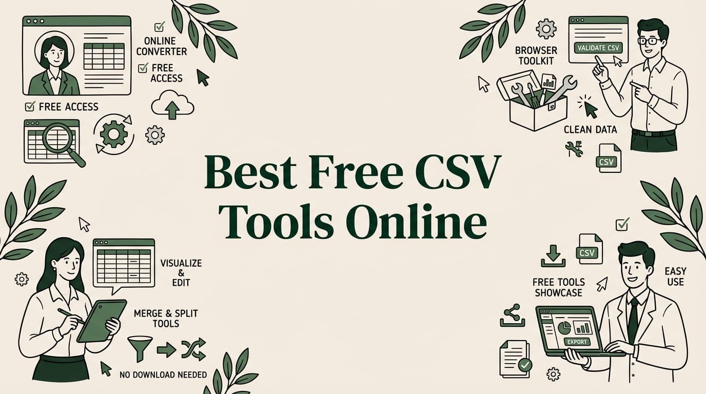Best Free CSV Tools Online: 20 Browser-Based Tools (2026)