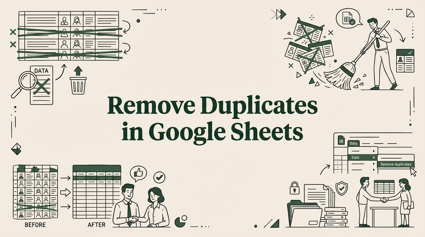 How to Remove Duplicates in Google Sheets (5 Methods)