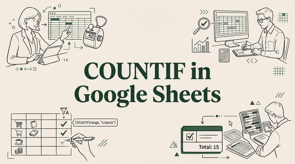 COUNTIF in Google Sheets: Count Cells That Meet Criteria
