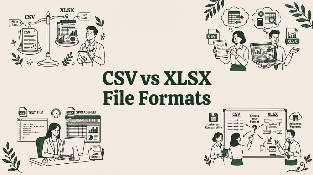 CSV vs XLSX: Which File Format Should You Use?