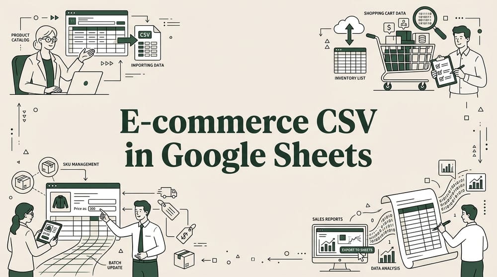 How E-commerce Stores Manage Product CSVs in Google Sheets