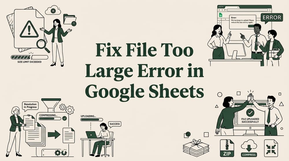How to Fix File Is Too Large Error in Google Sheets