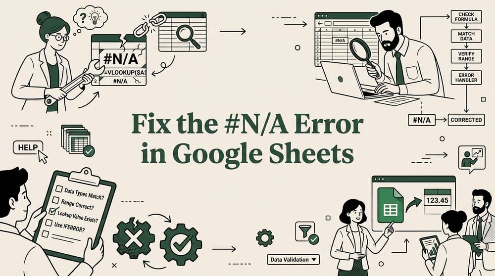 How to Fix the #N/A Error in Google Sheets (Complete Guide)