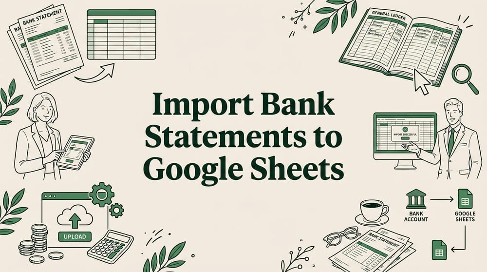 How Accountants Import Bank Statements to Google Sheets
