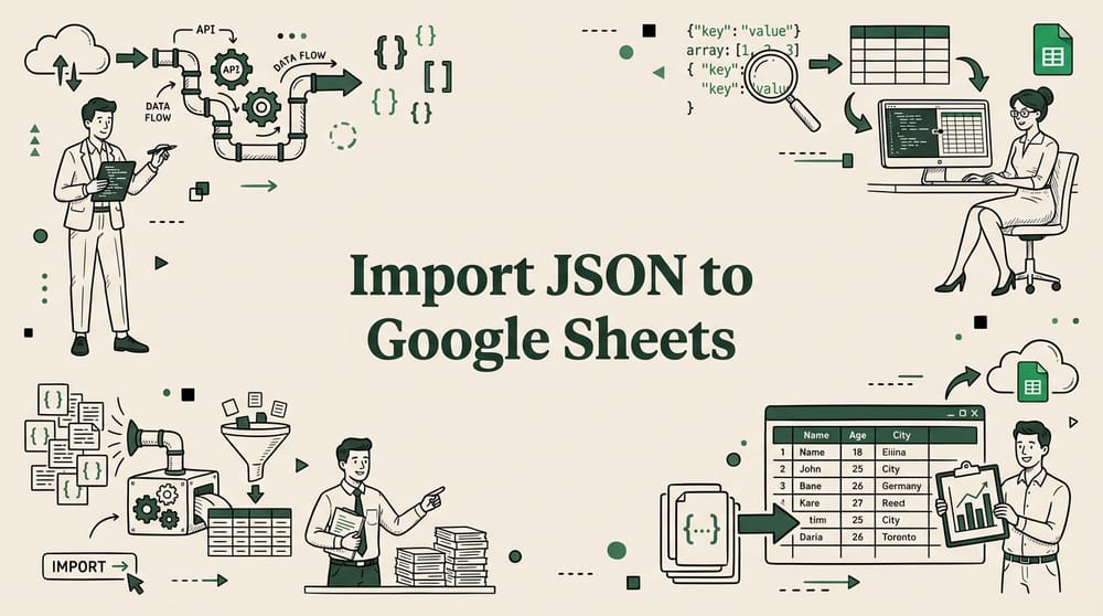 How to Import JSON to Google Sheets (3 Easy Methods)