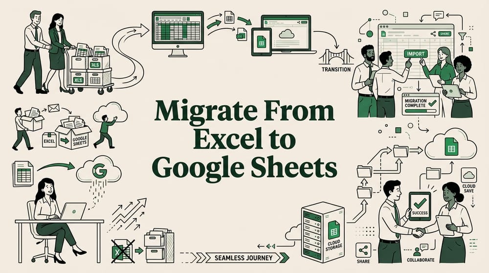 How to Migrate Your Team From Excel to Google Sheets