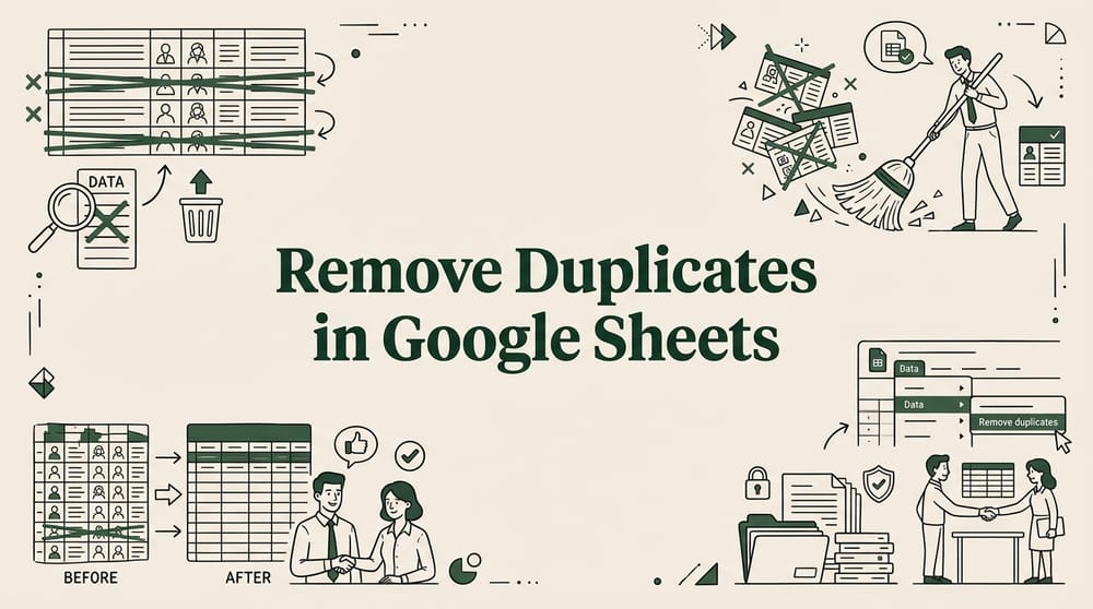 How to Remove Duplicates in Google Sheets (5 Methods)