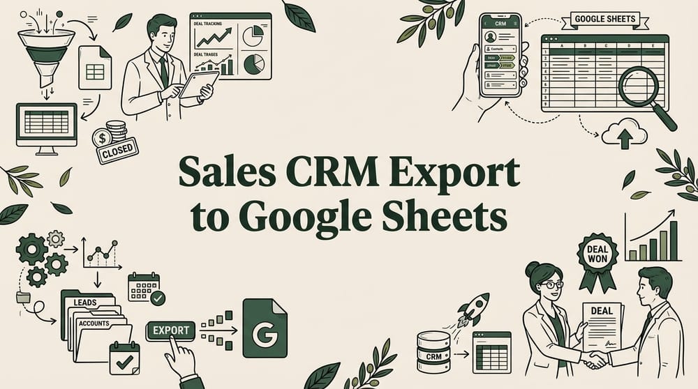 How Sales Teams Manage CRM Exports in Google Sheets