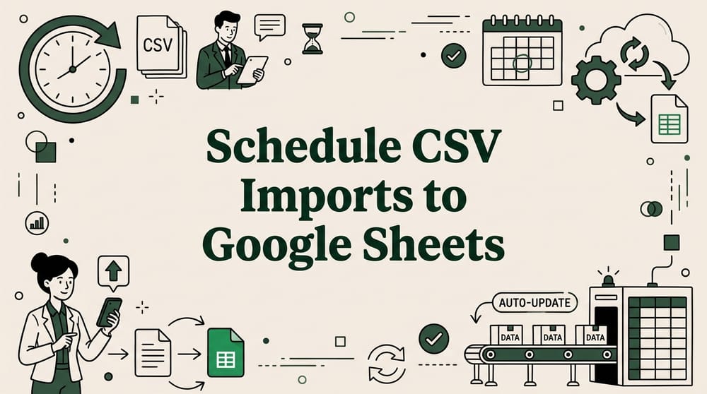 How to Schedule CSV Imports to Google Sheets (Auto-Update Data)