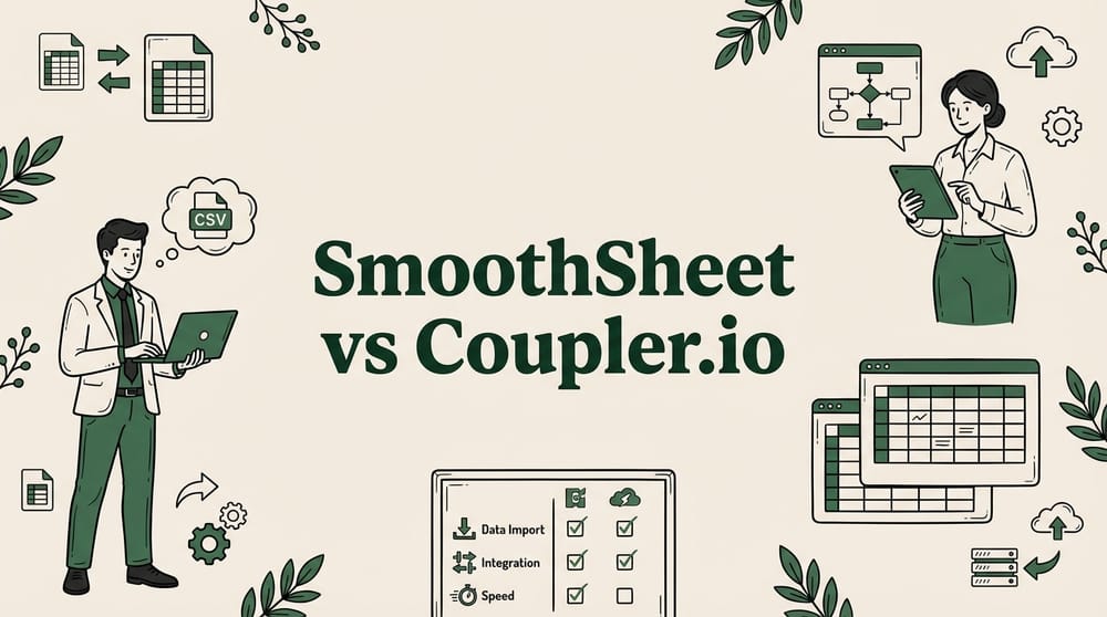 SmoothSheet vs Coupler.io: CSV Importer Comparison