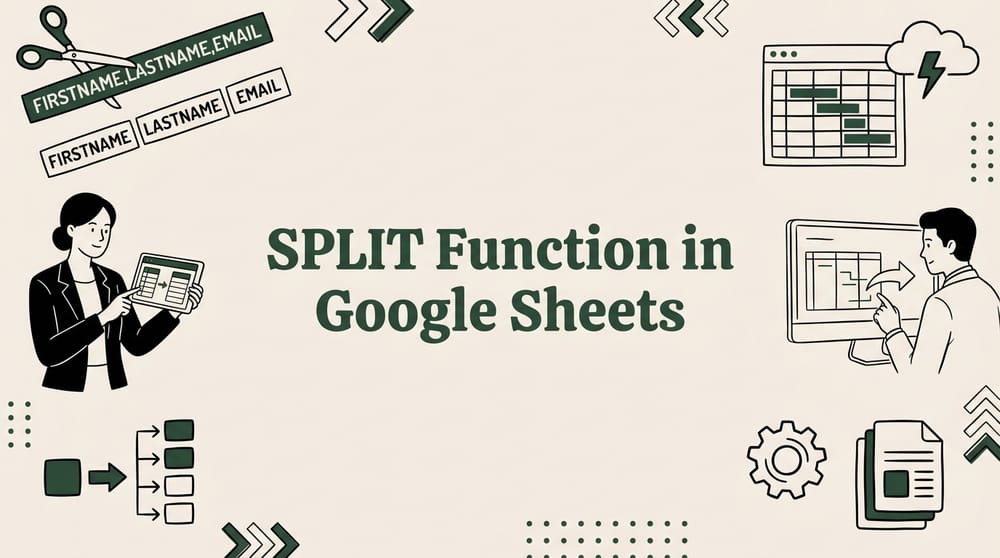 SPLIT Function in Google Sheets: Parse Text Like a Pro