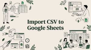 How to Import CSV to Google Sheets: 4 Methods Explained
