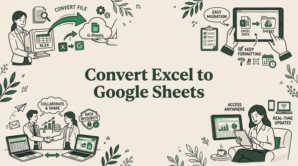 How to Convert Excel to Google Sheets (Keep Formatting)