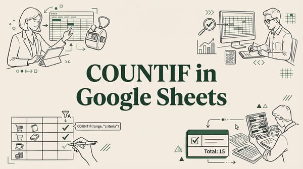 COUNTIF in Google Sheets: Count Cells That Meet Criteria