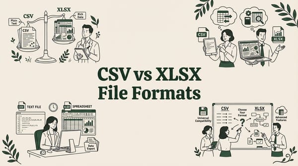 CSV vs XLSX: Which File Format Should You Use?