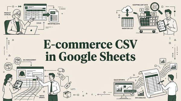 How E-commerce Stores Manage Product CSVs in Google Sheets