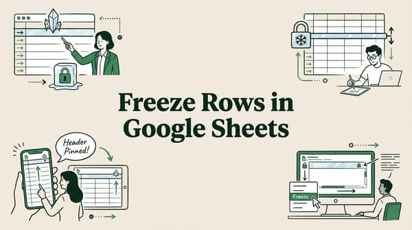 How to Freeze Rows and Columns in Google Sheets (Complete Guide)
