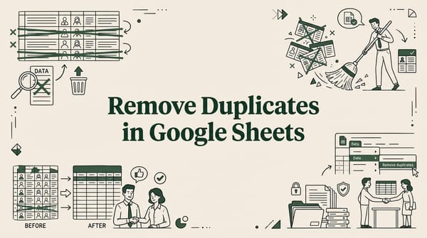 How to Remove Duplicates in Google Sheets (5 Methods)