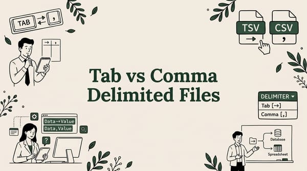 Tab vs Comma Delimited: Which CSV Format Should You Use?