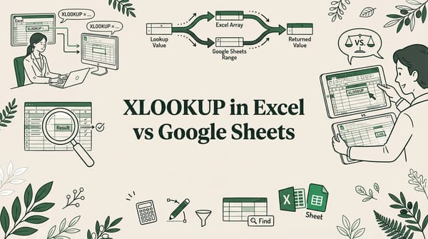XLOOKUP in Excel vs Google Sheets: Key Differences Explained
